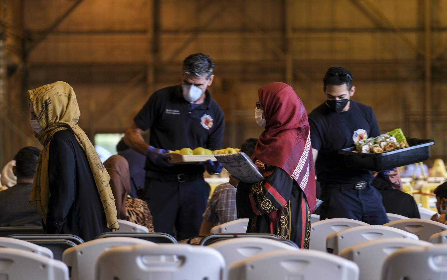 FOTOS: Así viven los refugiados afganos en la Base Naval de Rota