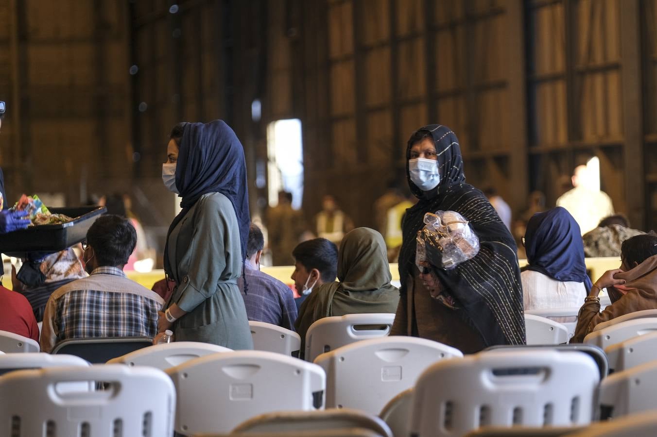 FOTOS: Así viven los refugiados afganos en la Base Naval de Rota