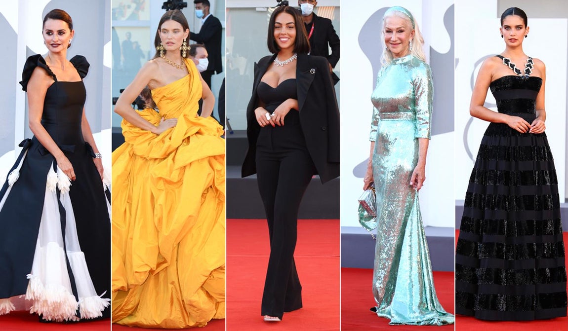 La alfombra roja de la 78 edición del Festival de cine de Venecia. Penélope Cruz, Helen Mirren, Milena Smit, Kirsten Dunst, Georgina Rodríguez o Anna Dello Russo han sido algunos de los rostros conocidos que se han dejado ver durante las primeras jornadas de <a href="https://www.abc.es/play/cine/abci-pedro-almodovar-y-madres-paralelas-abren-festival-cine-venecia-202109010137_noticia.html" target="_blank">'La Biennale di Venezia'.</a>