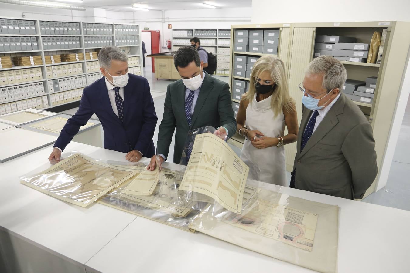 Inauguración del Archivo General de Andalucía en Sevilla