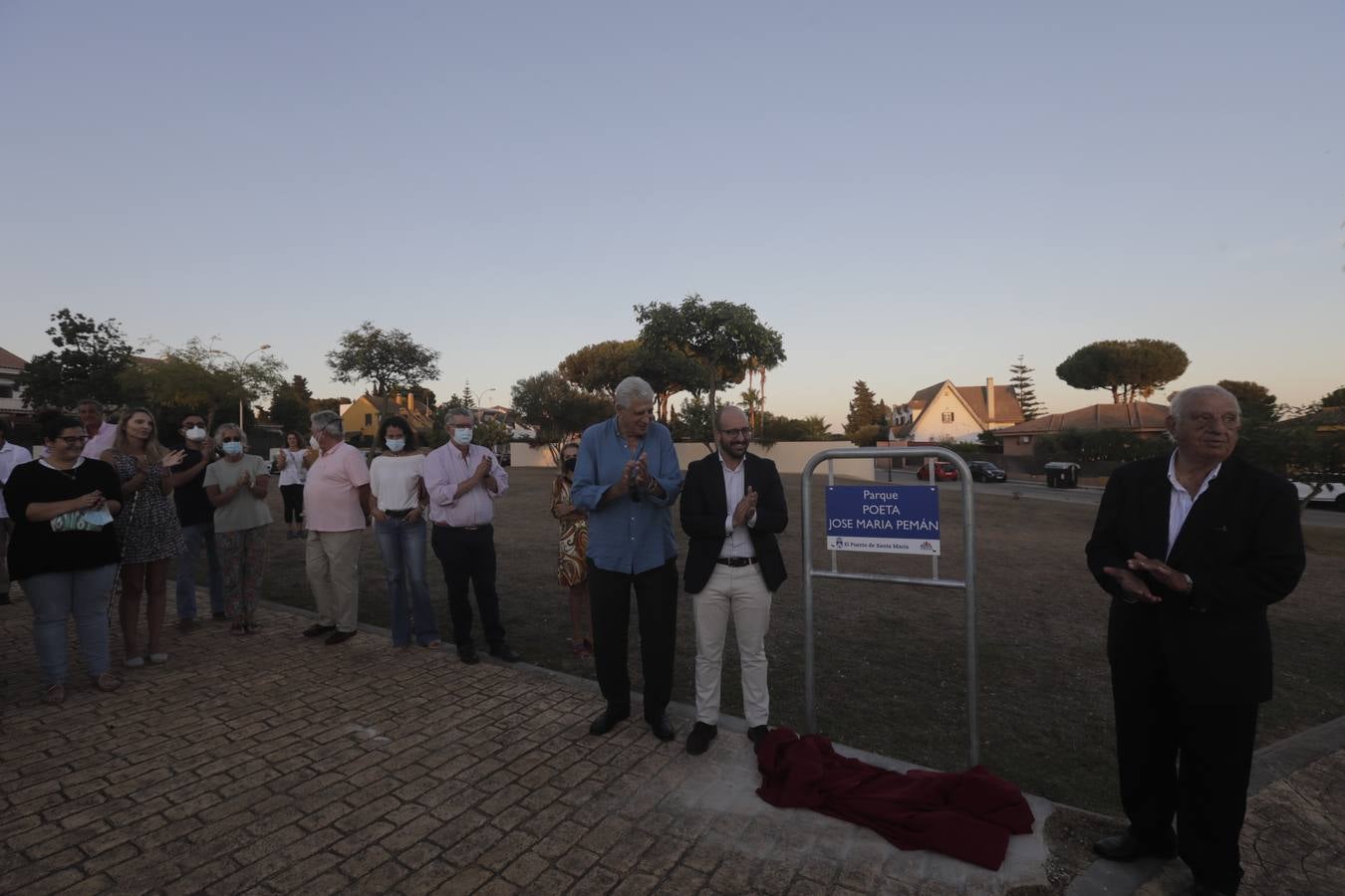 FOTOS: Así ha sido la inauguración del parque Poeta José María Pemán en El Puerto