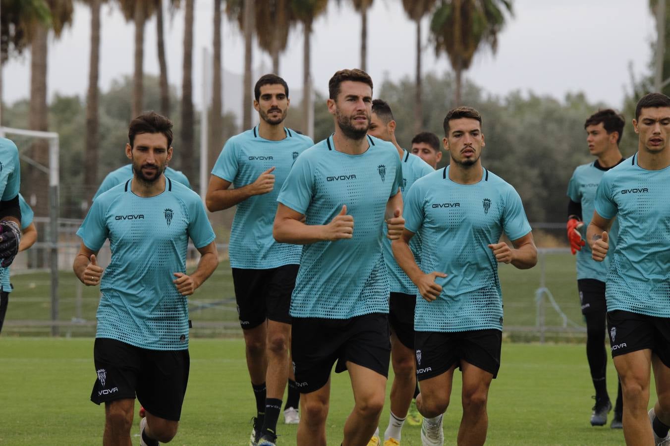 El entrenamiento del Córdoba CF en la festividad de la Virgen de la Fuensanta, en imágenes