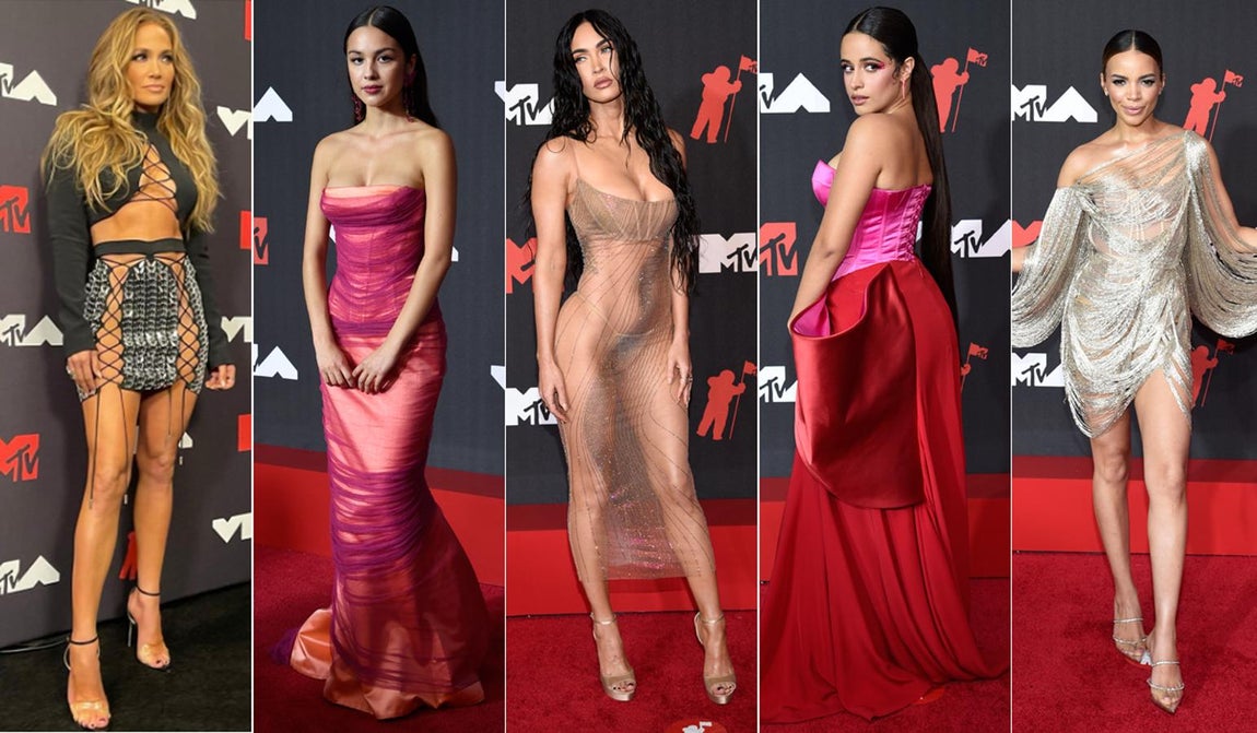 La alfombra roja de los MTV VMA's 2021. Aberturas imposibles, transparencias brillos, combinaciones de colores llamativas y mucho más sobre la alfombra roja de los MTV VMA´s 2021 celebrada en Nueva York. De Jennifer Lopez a Megan Fox, Camila Cabello o Rita Ora, repasamos los estilismos más llamativos de la noche.