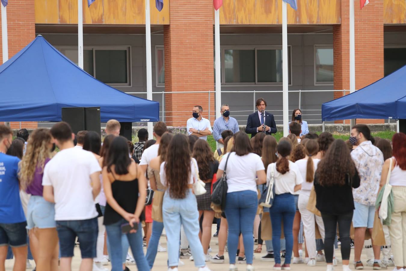 Jornada de bienvenida a los estudiantes de la Universidad Pablo de Olavide