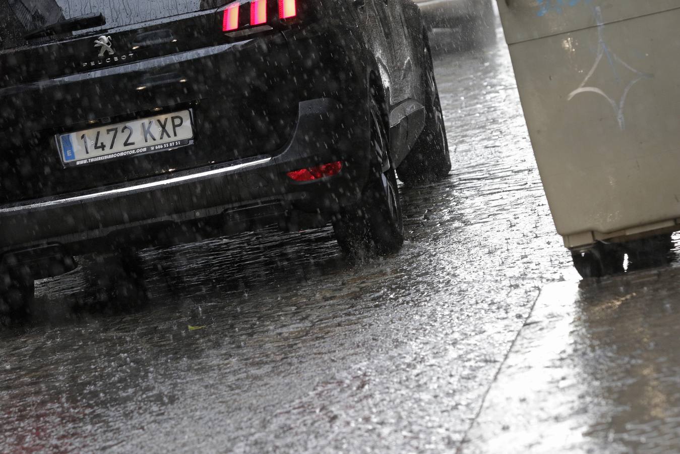 La lluvia deja un acumulado de casi 27 litros por metro cuadrado en Sevilla