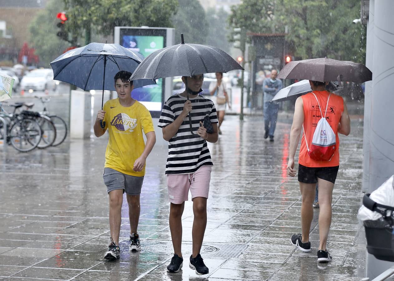 La lluvia deja un acumulado de casi 27 litros por metro cuadrado en Sevilla