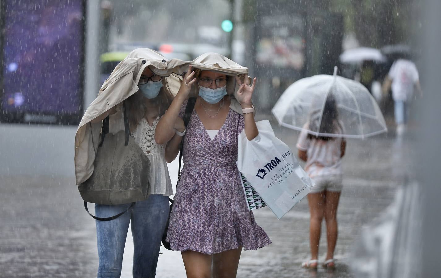 La lluvia deja un acumulado de casi 27 litros por metro cuadrado en Sevilla