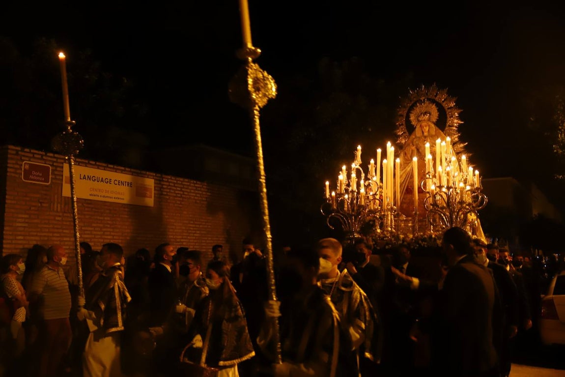 La procesión de la Virgen del Rayo de Córdoba, en imágenes