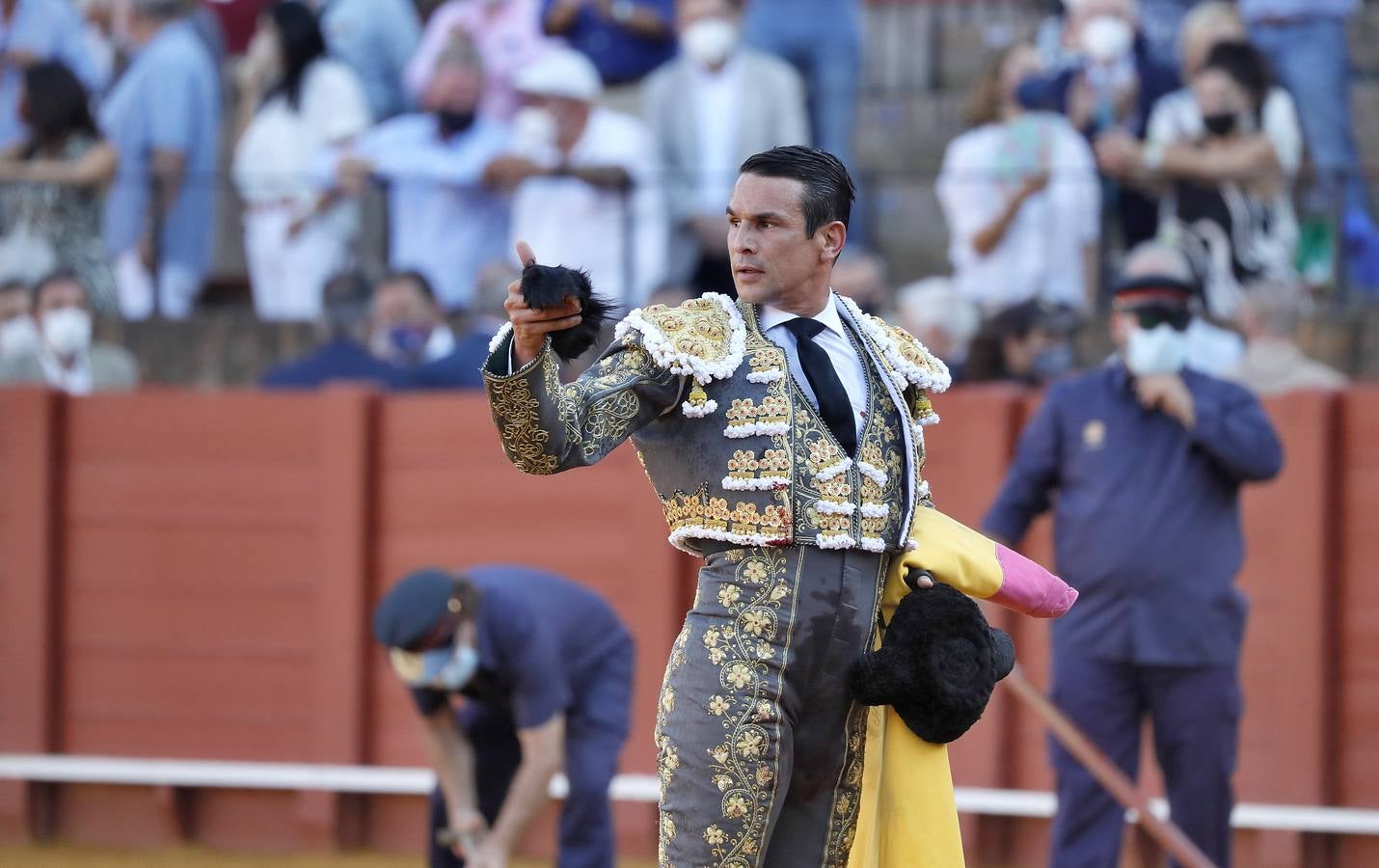 José María Manzanares, en un momento de su faena