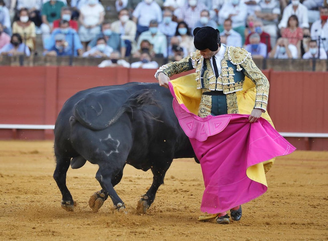 Juan Ortega, el torero sevillano este domingo en la Real Maestranza
