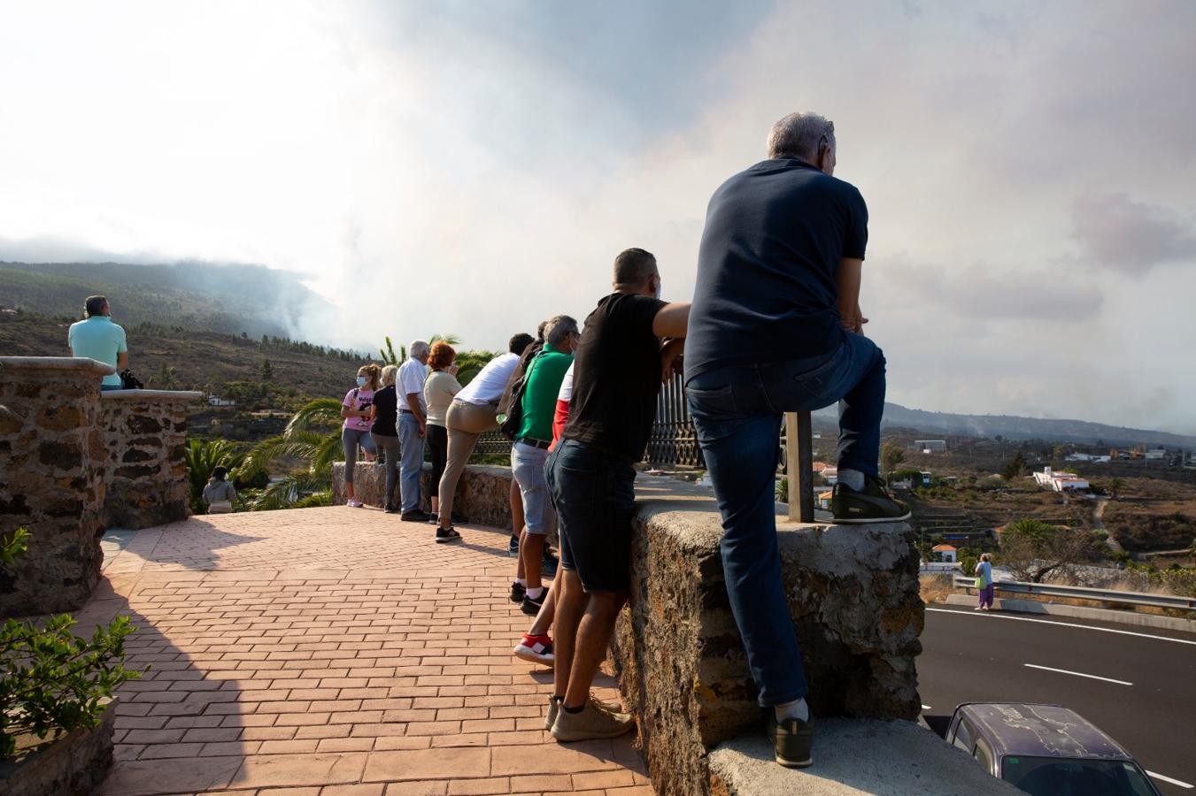 El día después de la erupción del volcán, en imágenes