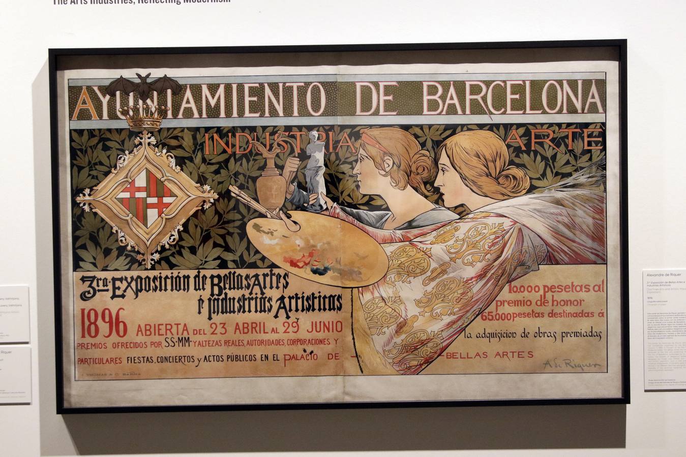 Inauguración de la muestra 'Carteles de la vida moderna' en CaixaForum