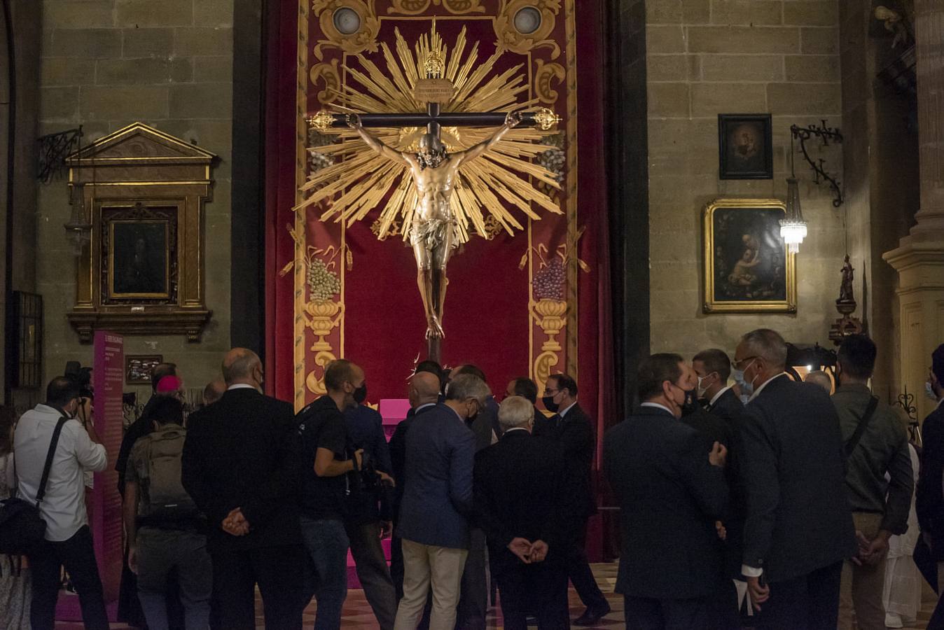 Inauguración de la exposición 'El Verbo encarnado', en la Catedral de Málaga