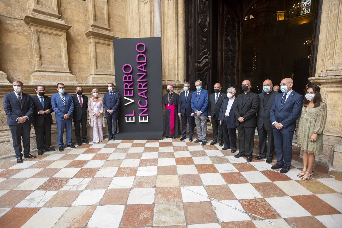Inauguración de la exposición 'El Verbo encarnado', en la Catedral de Málaga