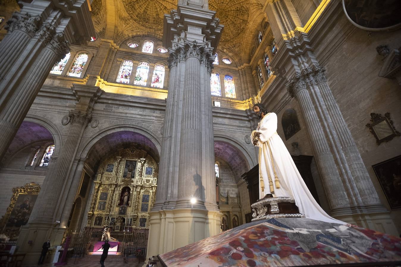 Inauguración de la exposición 'El Verbo encarnado', en la Catedral de Málaga