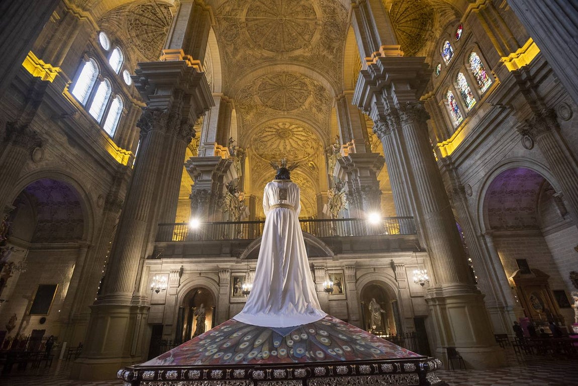 Inauguración de la exposición 'El Verbo encarnado', en la Catedral de Málaga