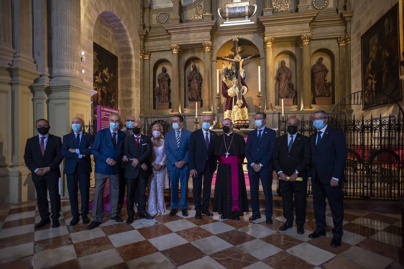 Inauguración de la exposición 'El Verbo encarnado', en la Catedral de Málaga