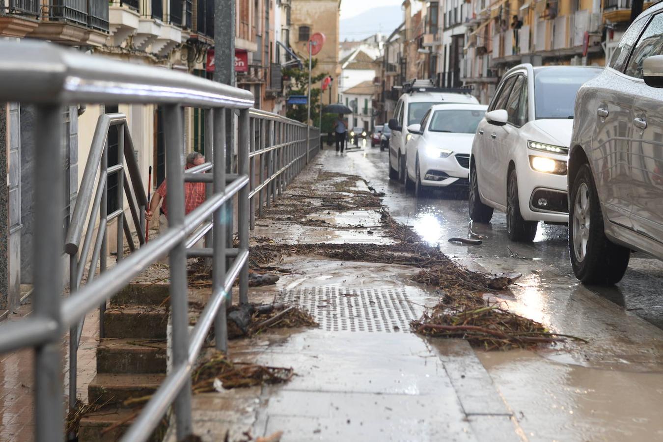 Inundaciones en Córdoba | La tromba de agua en Lucena y sus consecuencias, en imágenes