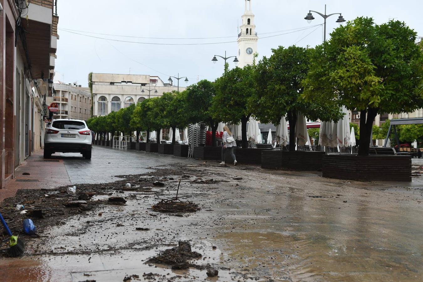 Inundaciones en Córdoba | La tromba de agua en Lucena y sus consecuencias, en imágenes