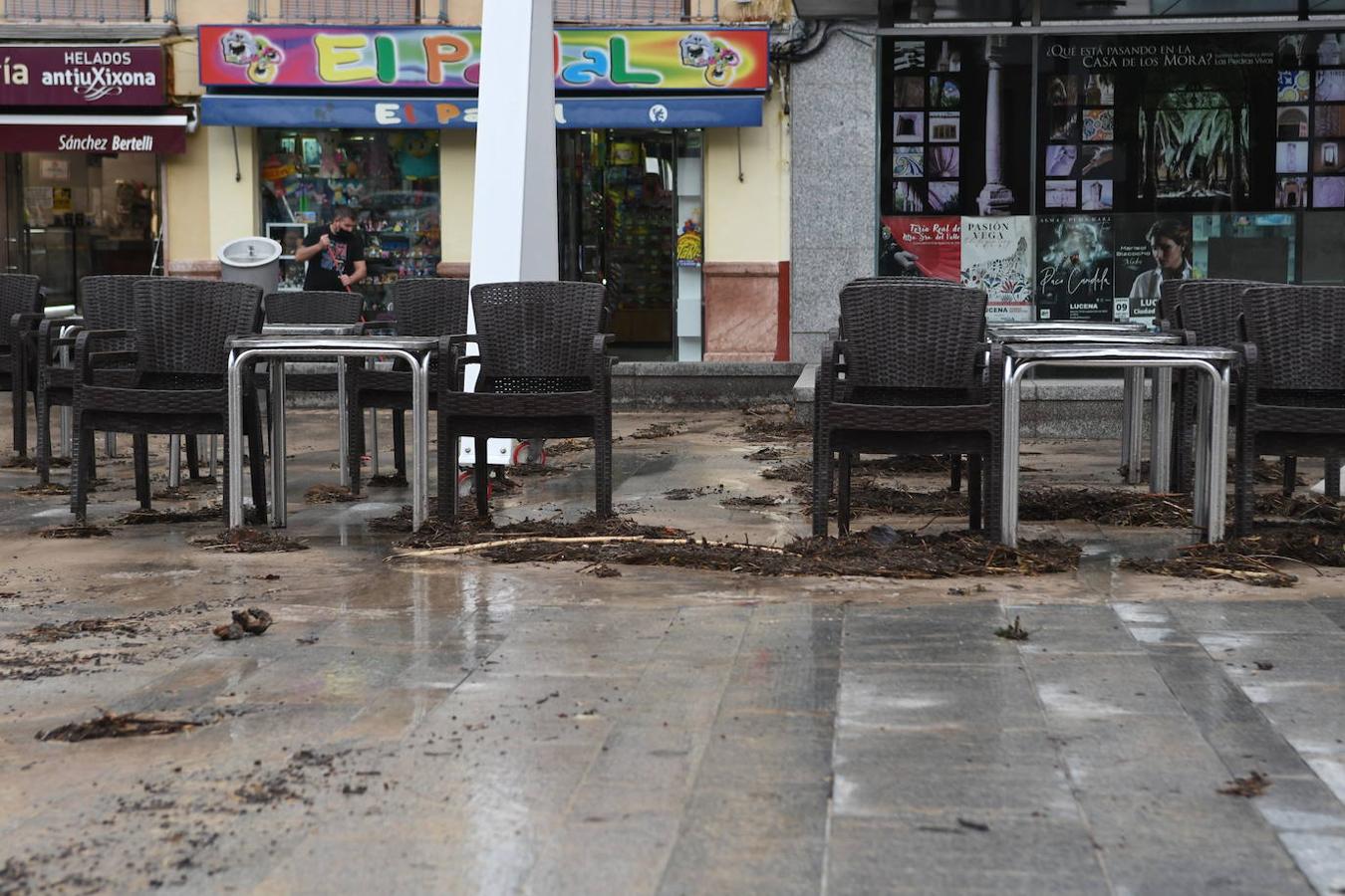 Inundaciones en Córdoba | La tromba de agua en Lucena y sus consecuencias, en imágenes