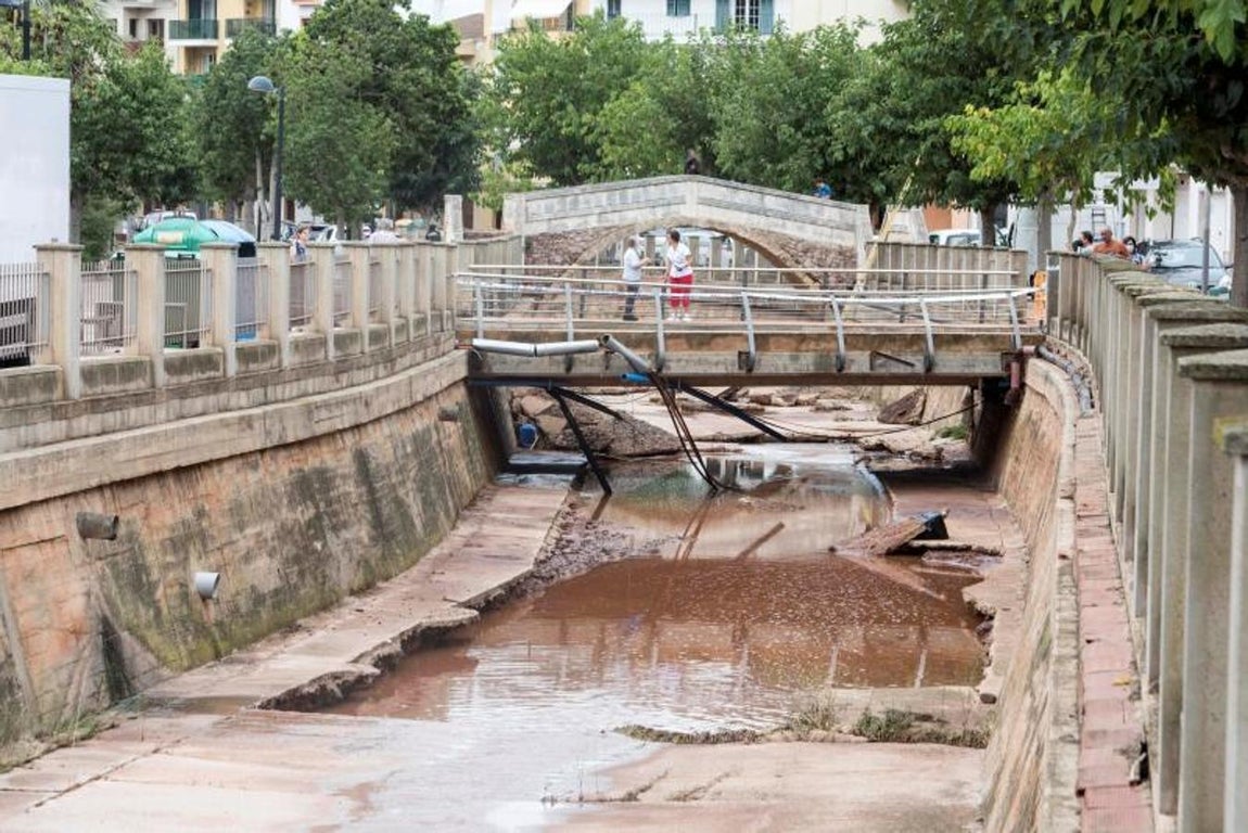 Destrozos ocasionados en Menorca tras el paso de la DANA. 
