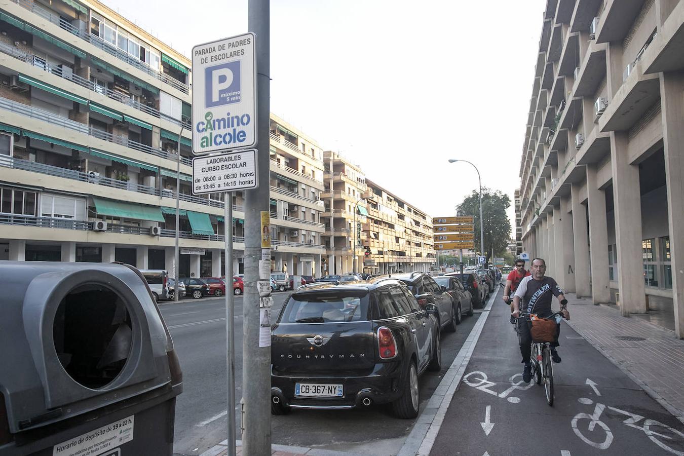 El inicio de la ruta Camino al Cole en Córdoba, en imágenes