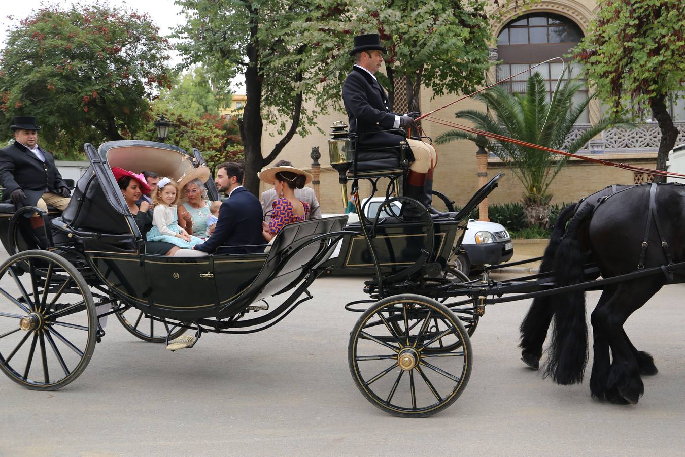 Paseo de carruajes por el Parque de María Luisa