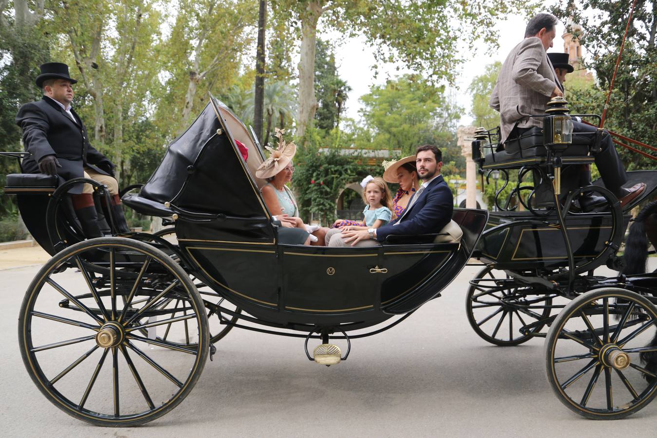 Paseo de carruajes por el Parque de María Luisa