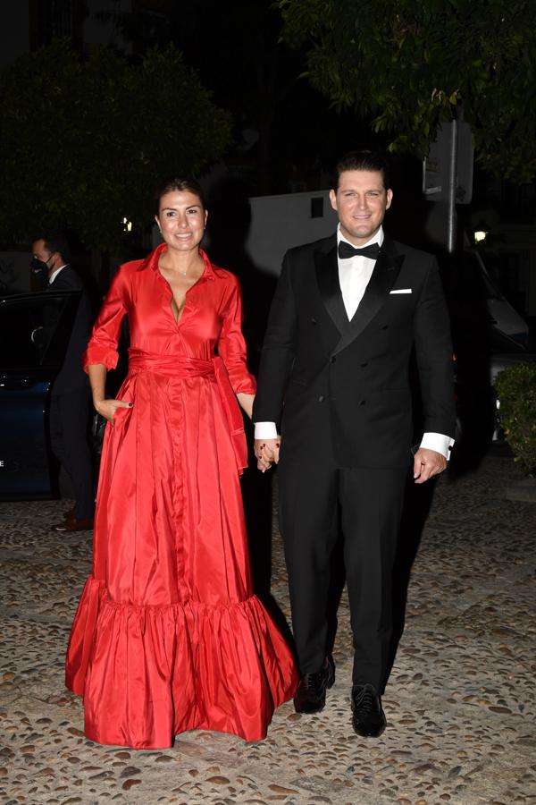 Manu Tenorio y su mujer, Silvia Casas. 