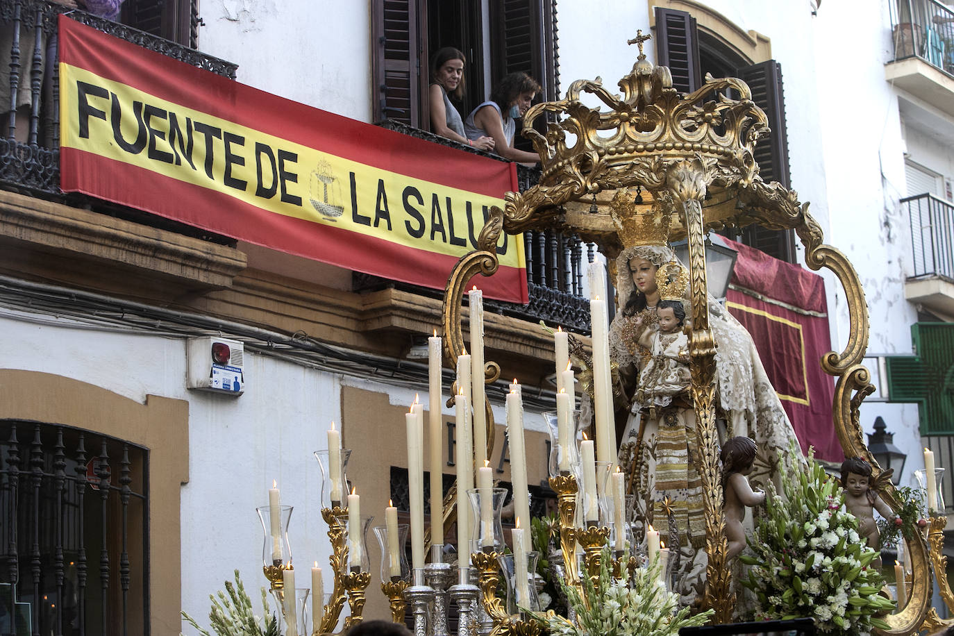 La procesión de la Virgen del Socorro de Córdoba, en imágenes