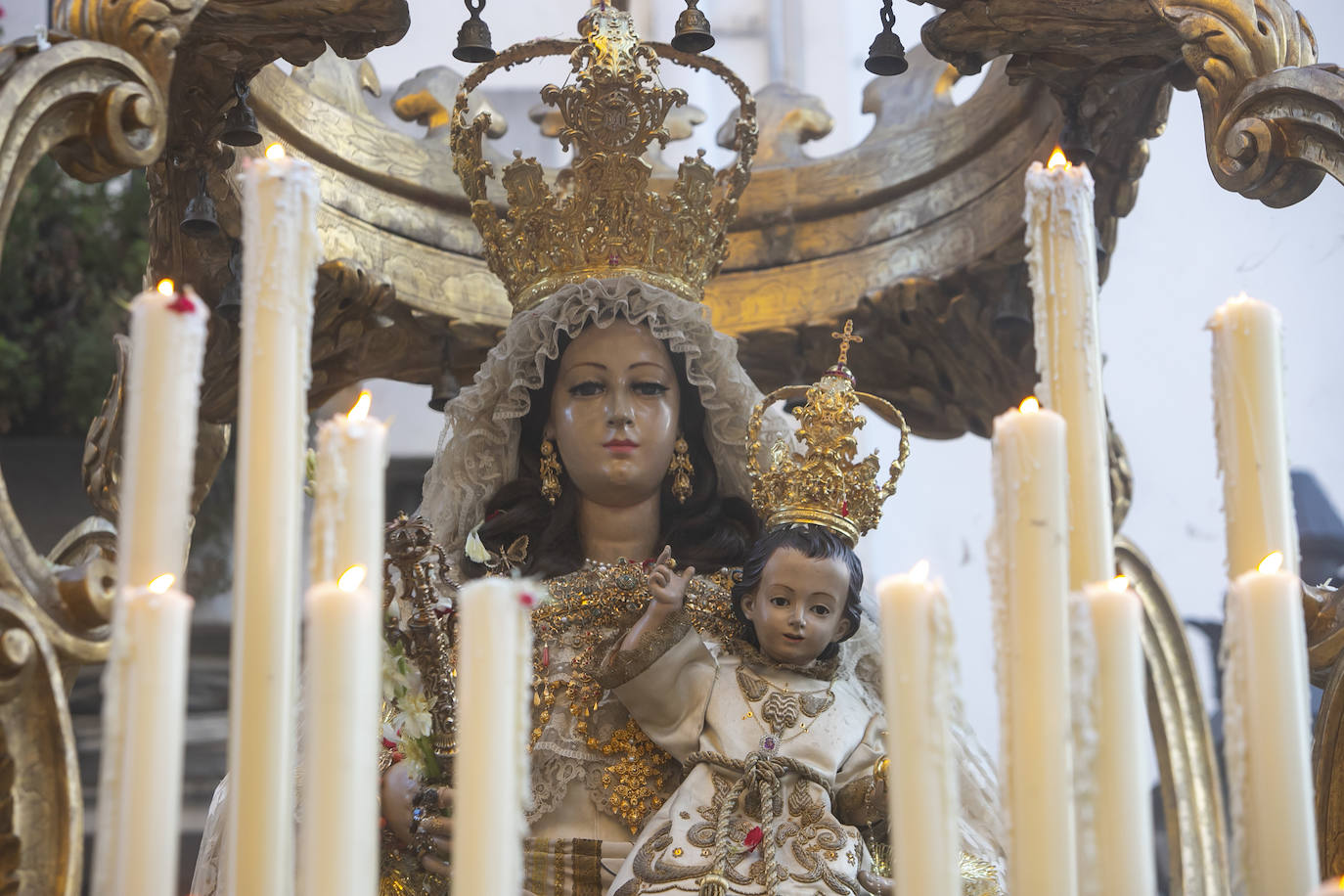 La procesión de la Virgen del Socorro de Córdoba, en imágenes