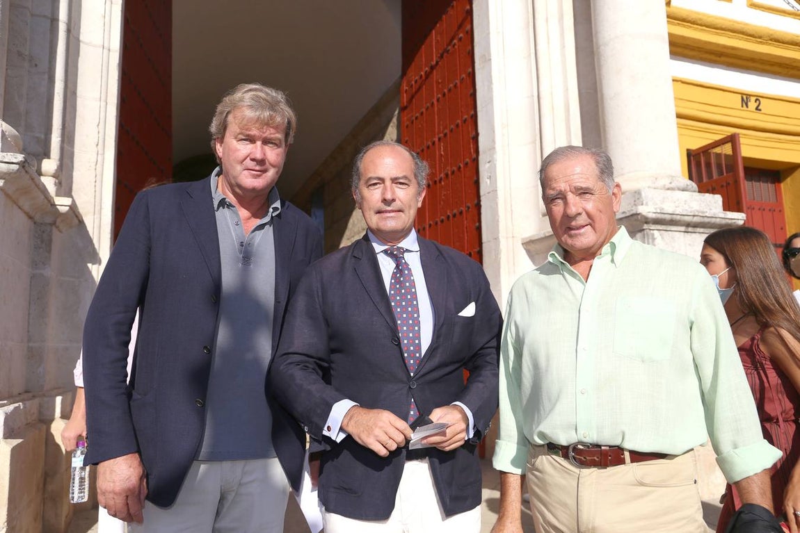 Fermín Bohórquez, Paco Ojeda y Luis Manuel Halcón. 