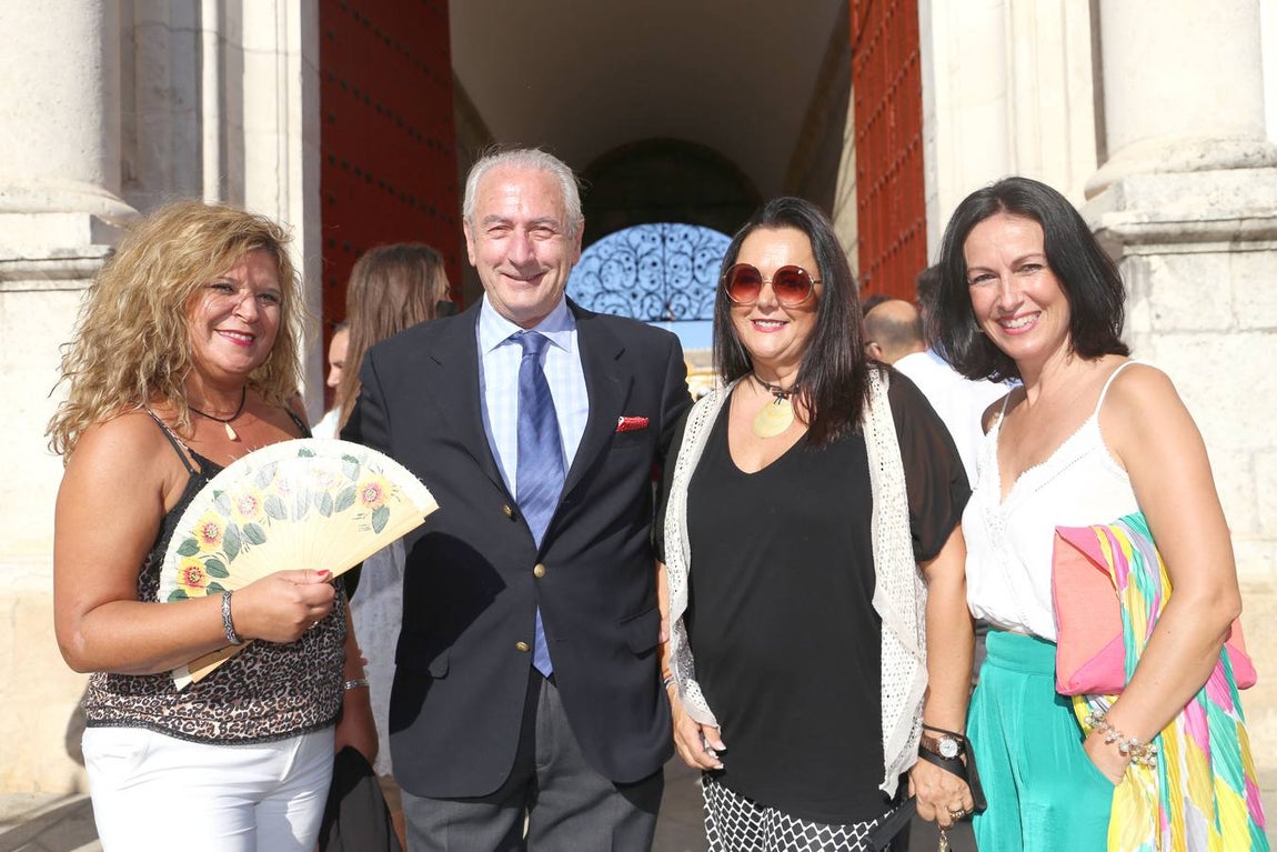 Pilar Martín, José González de Aguilar Palomeque, Charo Castizo y Eva Montero. 