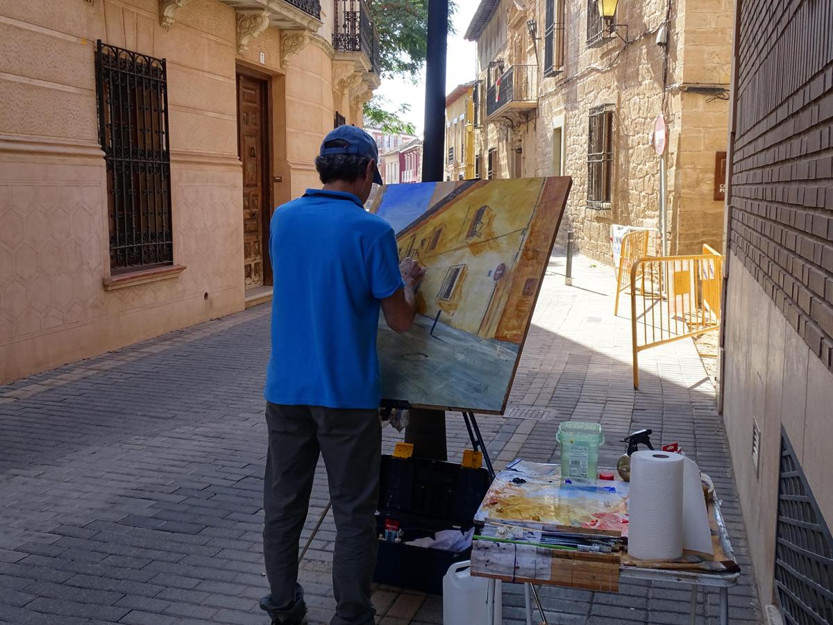 El concurso de pintura rápida, en imágenes