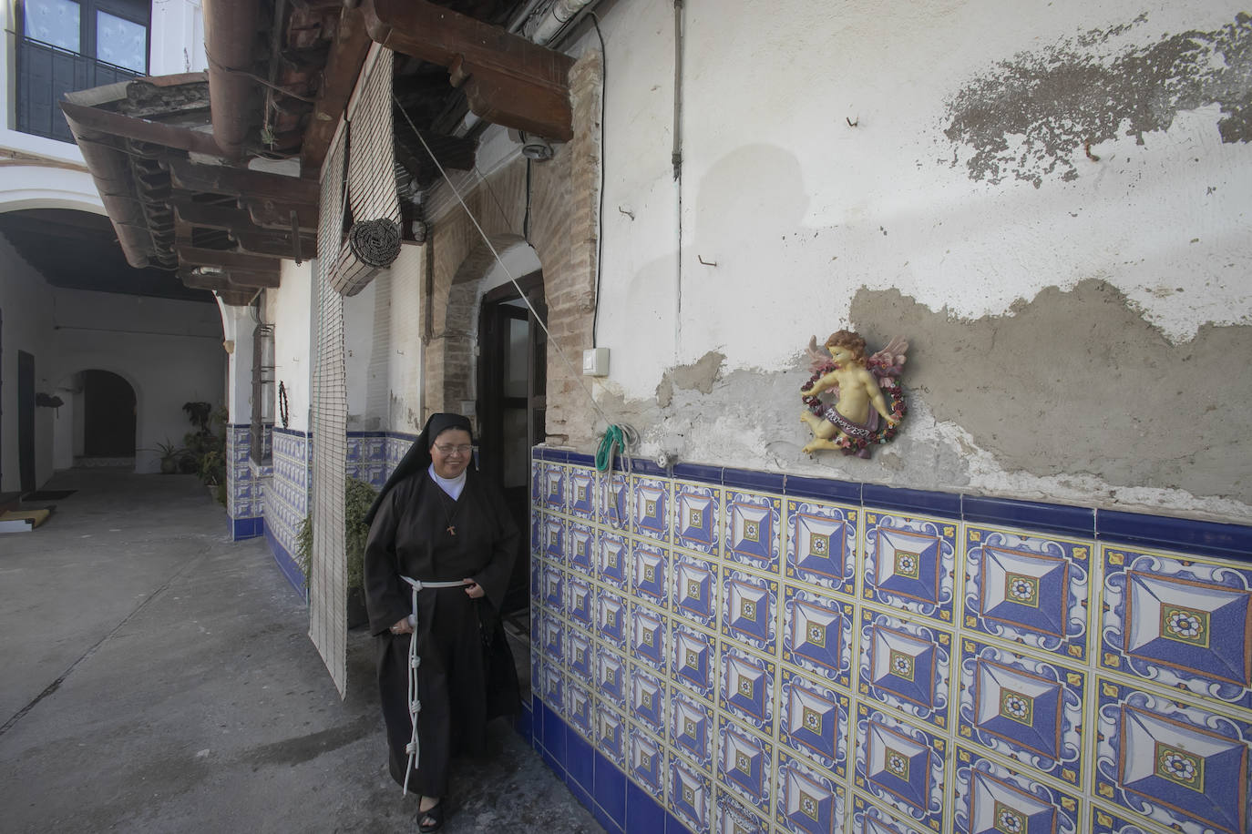 Las restauraciones en el convento de Santa Cruz de Córdoba, en imágenes