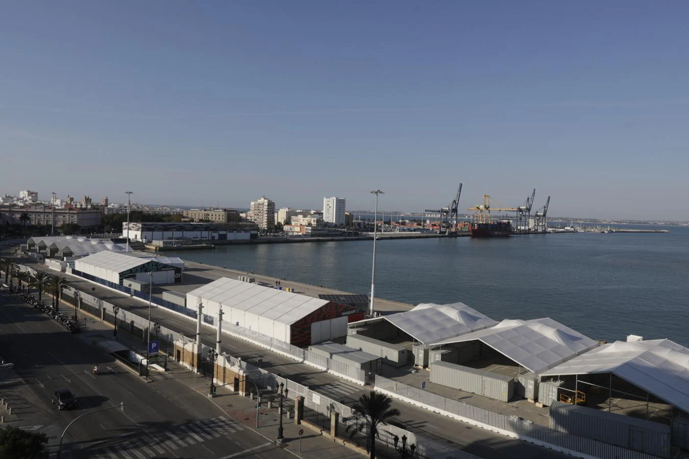 Cádiz ya prepara el paddock de la SailGP
