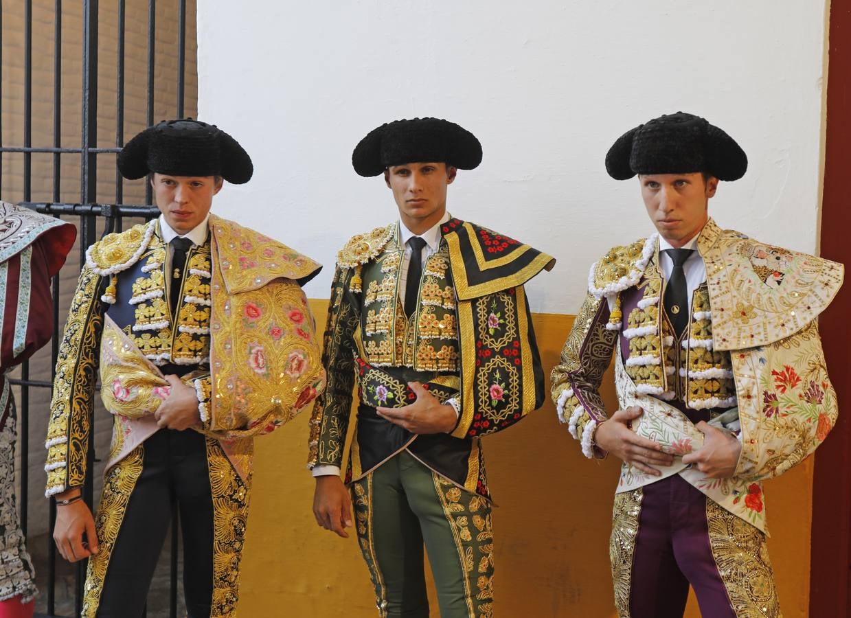 En imágenes, novillada del martes de la Feria de San Miguel de Sevilla