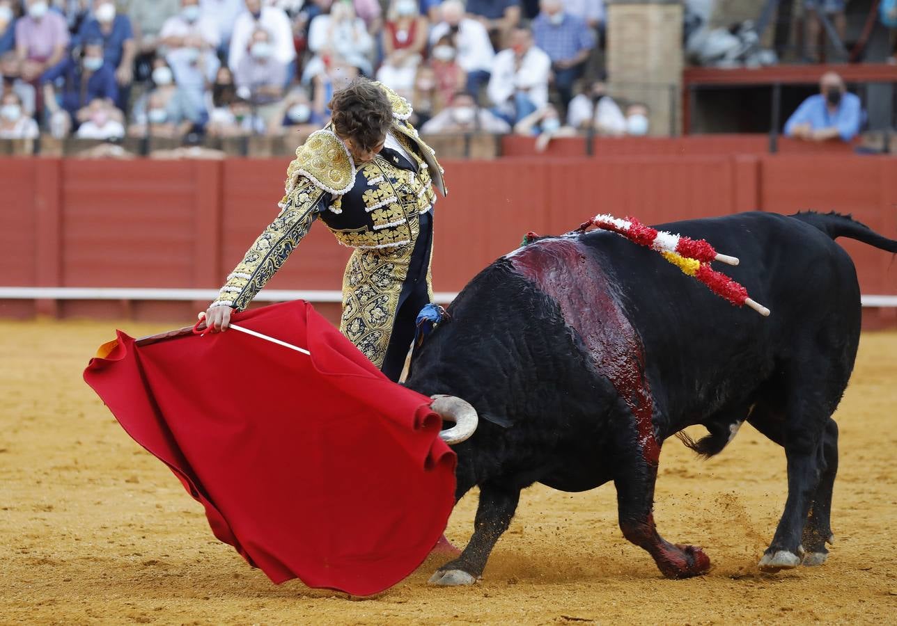 En imágenes, novillada del martes de la Feria de San Miguel de Sevilla