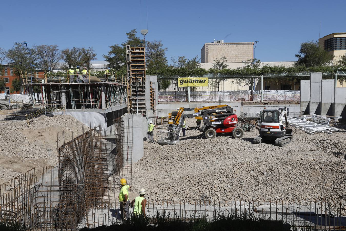 En imágenes, visita a las obras del proyecto Cartuja Qanat