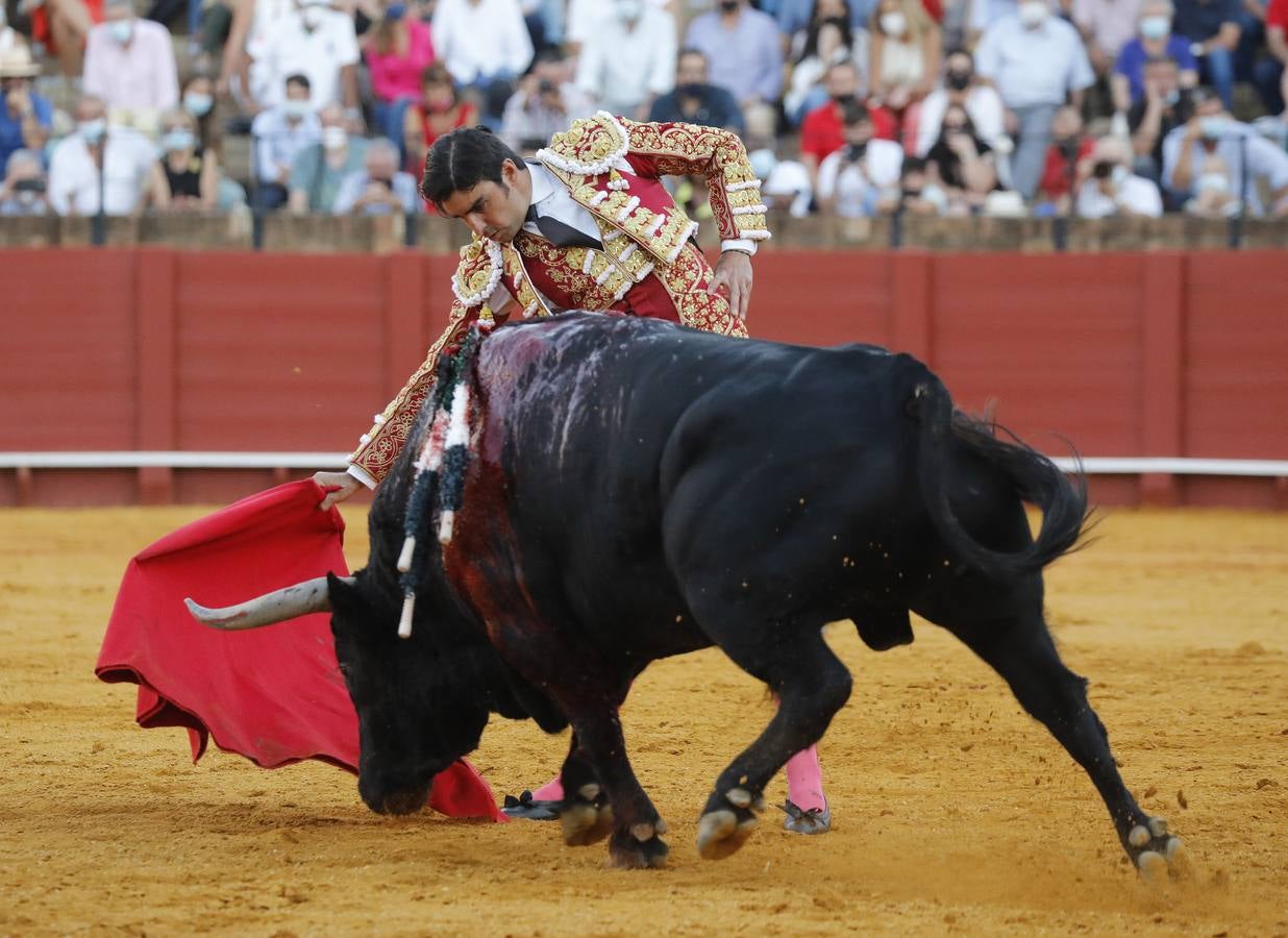 Miguel Ángel Perera, de sangre de toro y oro en la Maestranza