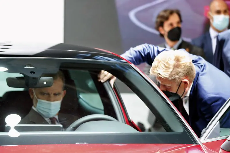 Felipe VI en la inauguración del salón del Automóvil Barcelona