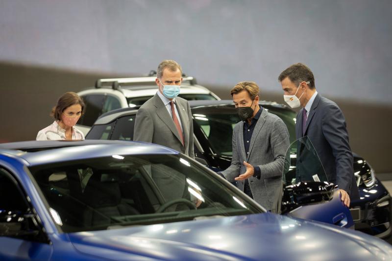 Felipe VI en la inauguración del salón del Automóvil Barcelona