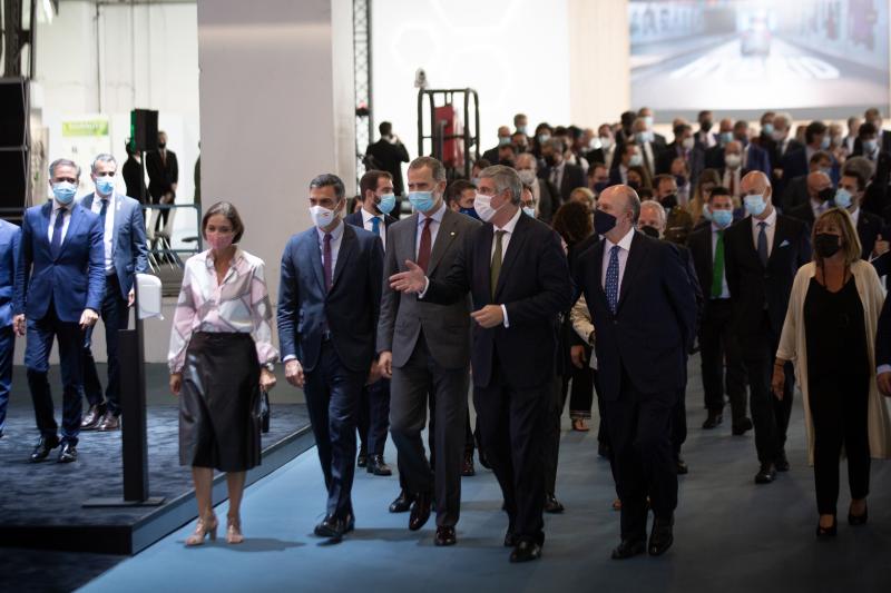 Felipe VI en la inauguración del salón del Automóvil Barcelona