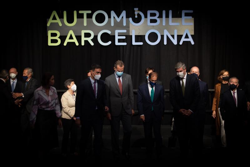 Felipe VI en la inauguración del salón del Automóvil Barcelona