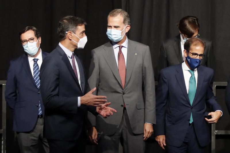 Felipe VI en la inauguración del salón del Automóvil Barcelona