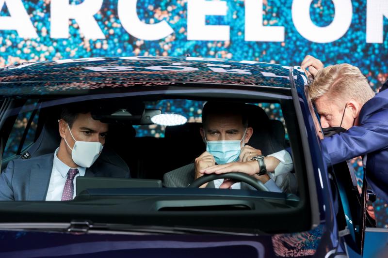 Felipe VI en la inauguración del salón del Automóvil Barcelona