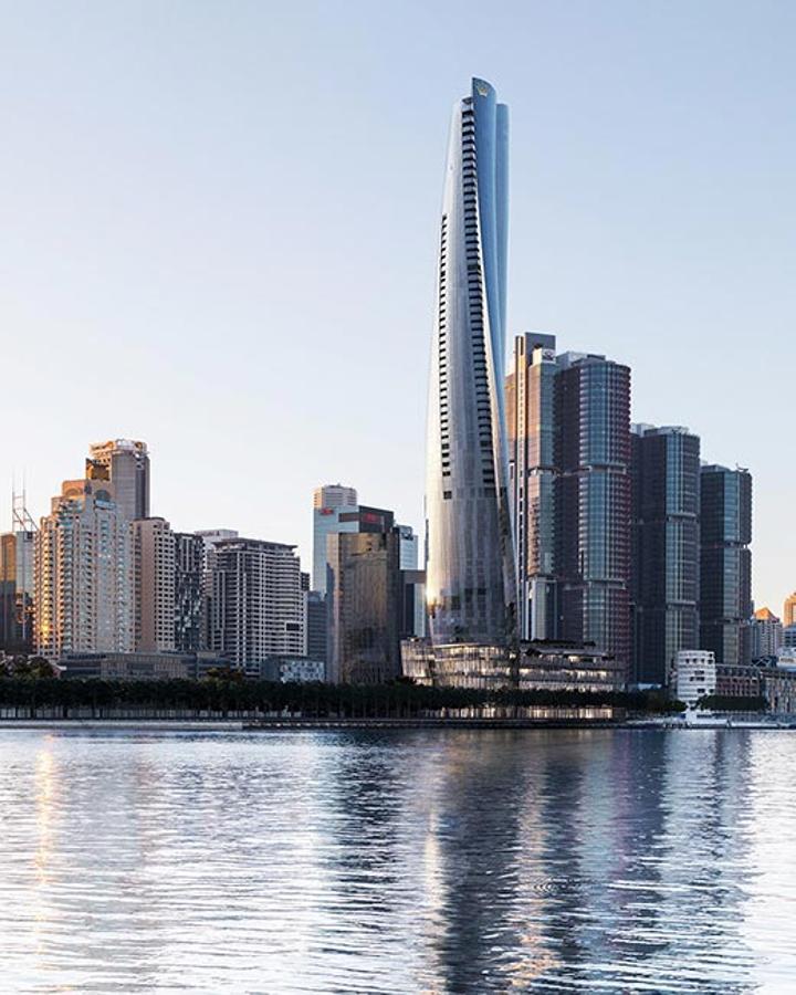 1.One Barangaroo, Sídney (Australia). El mejor rascacielos del mundo, según Emporis Skyscraper 2020, está en Australia, más concretamente en el puerto de Sídney. Diseñado por el estudio británico WilkinsonEyre, este edificio de 271 metros de altura y 71 plantas destaca por su forma curva que se concibe como tres pétalos que se retuercen a medida que se eleva. En su interior se pueden encontrar desde diferentes restaurantes, un casino, un hotel de seis estrellas y algunas de las residencias de lujo más codiciadas de la ciudad.