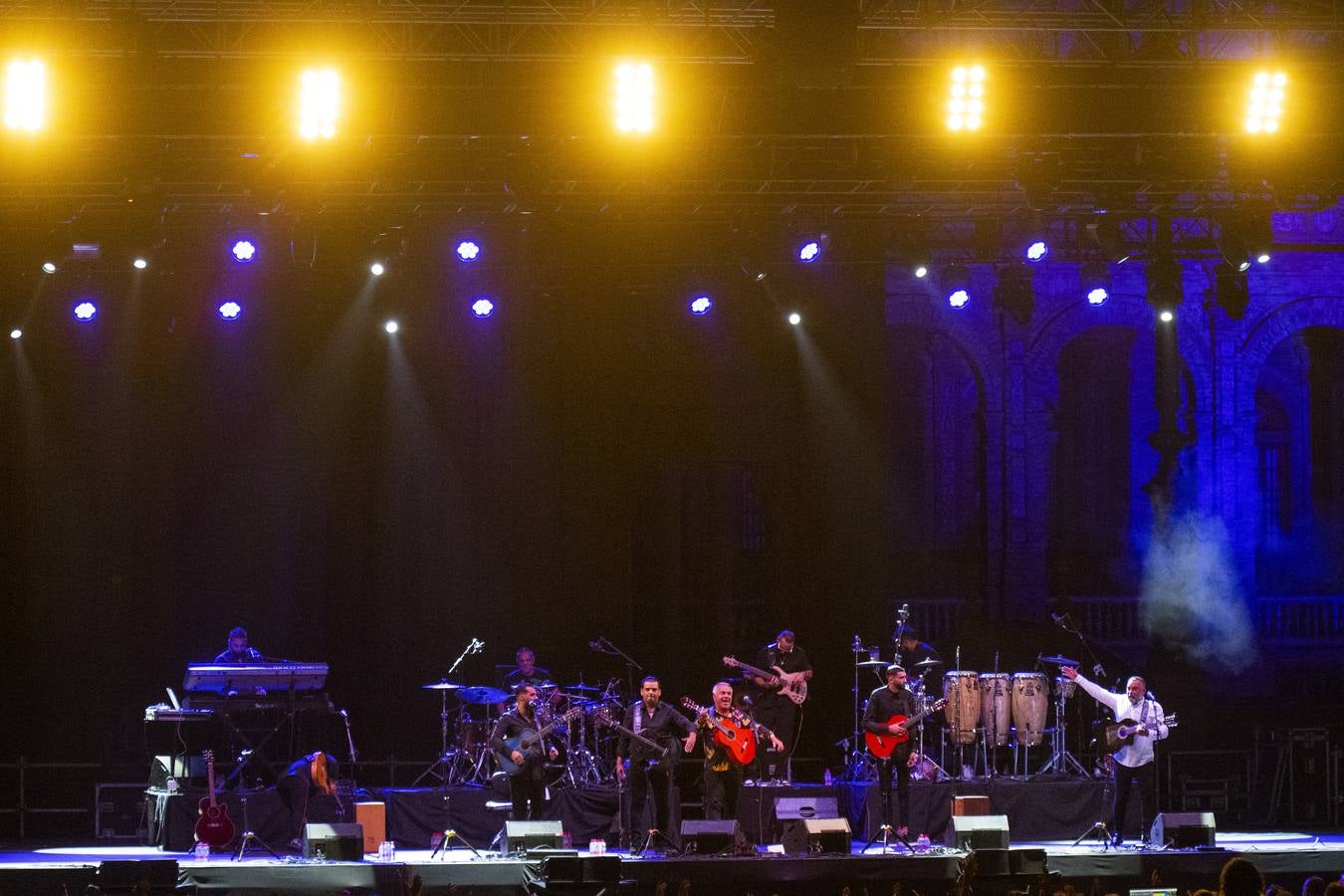 En imágenes, el concierto de Gipsy Kings en la Plaza de España de Sevilla