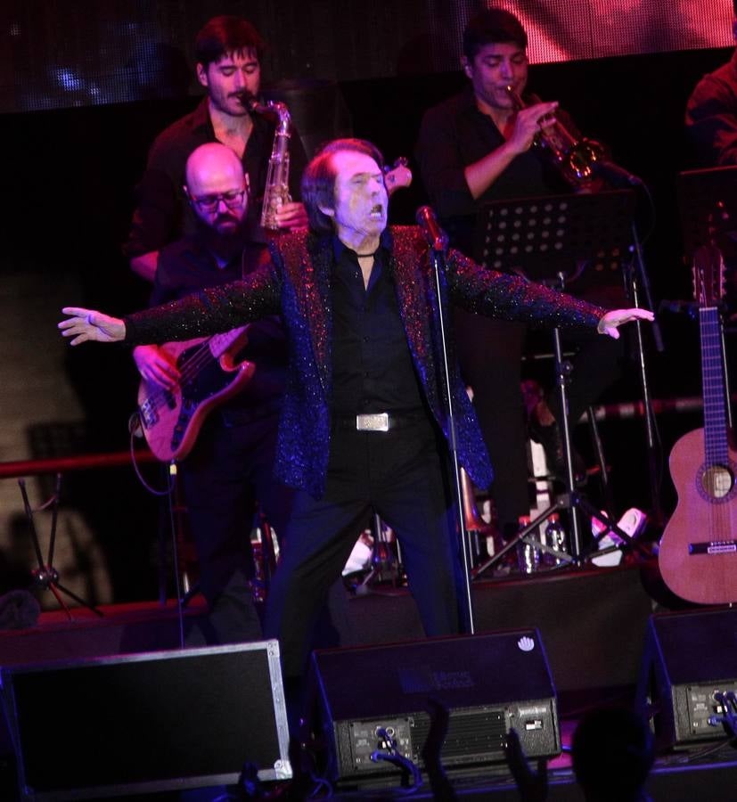 En imágenes, el concierto de Raphael en la Plaza de España