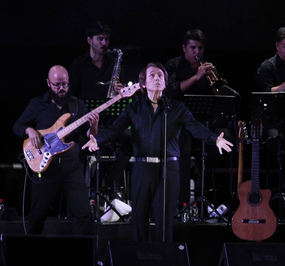 En imágenes, el concierto de Raphael en la Plaza de España